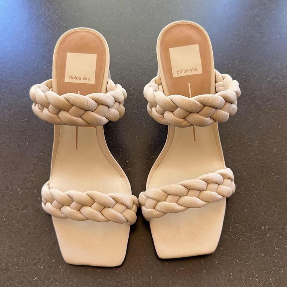 Dolce Vita Paily heels. Size 7 in Ivory Stella. Brand new without tags. - Picture 2 of 8